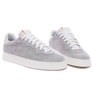 P448 Bali Platform Women's Grey Suede Sneakers with White Sole